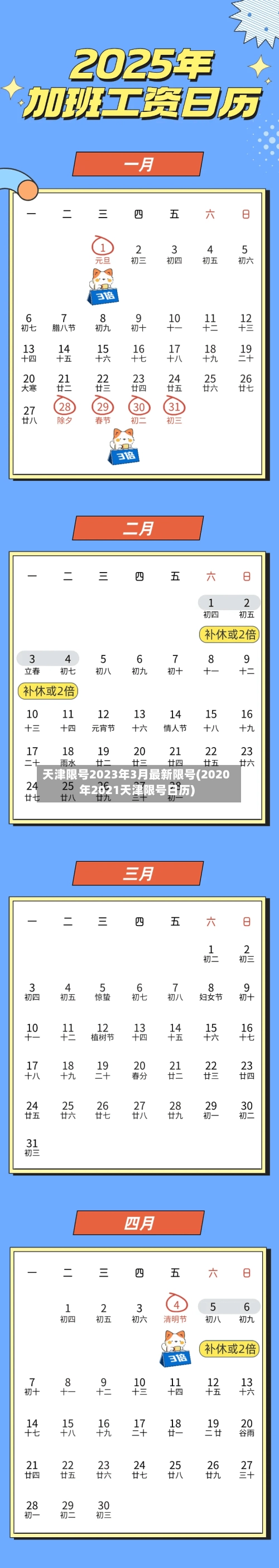 天津限号2023年3月最新限号(2020年2021天津限号日历)