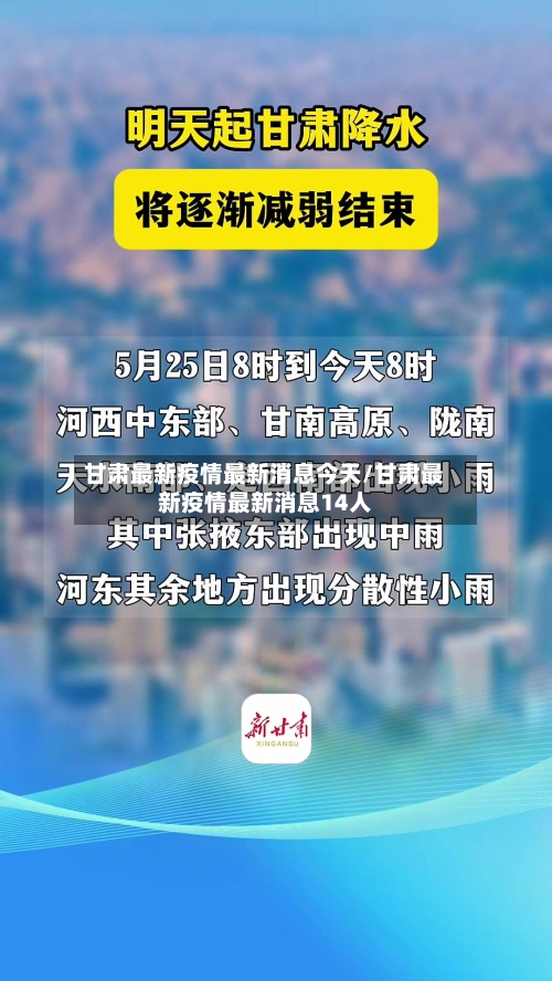 甘肃最新疫情最新消息今天/甘肃最新疫情最新消息14人