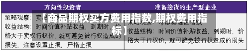 【商品期权买方费用指数,期权费用指标】-第1张图片