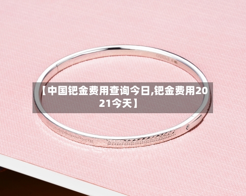 【中国钯金费用查询今日,钯金费用2021今天】-第3张图片