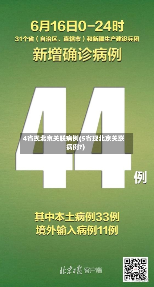 4省现北京关联病例(5省现北京关联病例?)