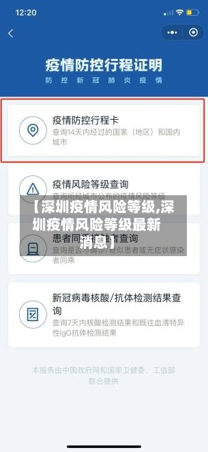 【深圳疫情风险等级,深圳疫情风险等级最新消息】-第2张图片