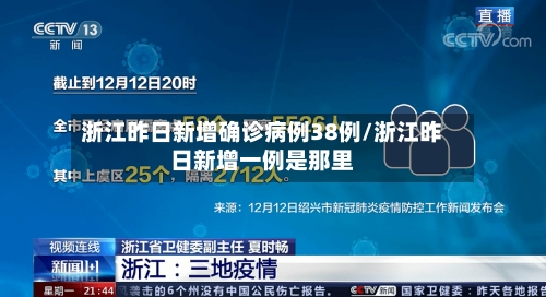 浙江昨日新增确诊病例38例/浙江昨日新增一例是那里-第2张图片