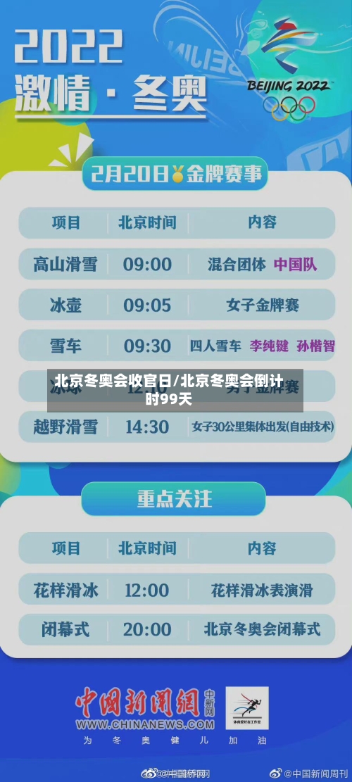 北京冬奥会收官日/北京冬奥会倒计时99天-第3张图片