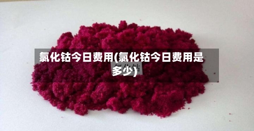 氯化钴今日费用(氯化钴今日费用是多少)-第2张图片