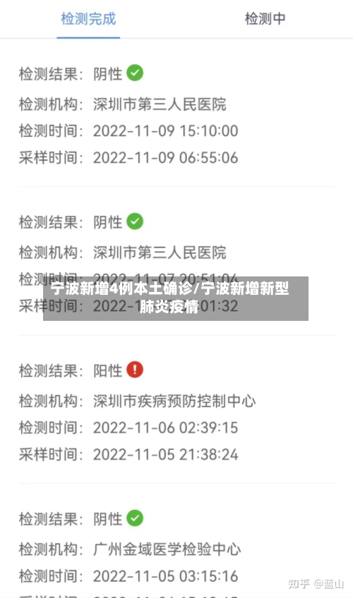 宁波新增4例本土确诊/宁波新增新型肺炎疫情-第2张图片