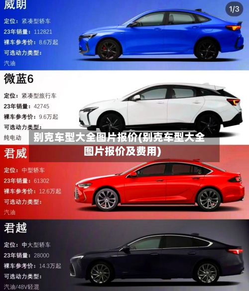 别克车型大全图片报价(别克车型大全图片报价及费用)