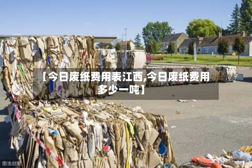 【今日废纸费用表江西,今日废纸费用多少一吨】-第3张图片