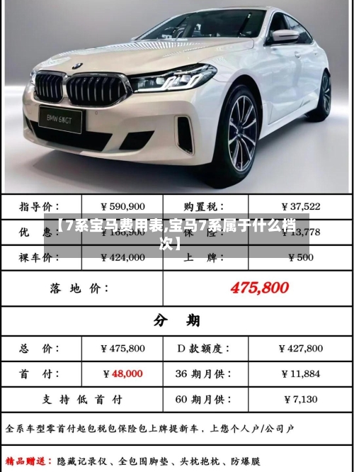 【7系宝马费用表,宝马7系属于什么档次】-第2张图片