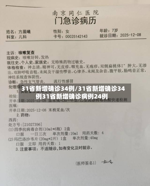 31省新增确诊34例/31省新增确诊34例31省新增确诊病例24例