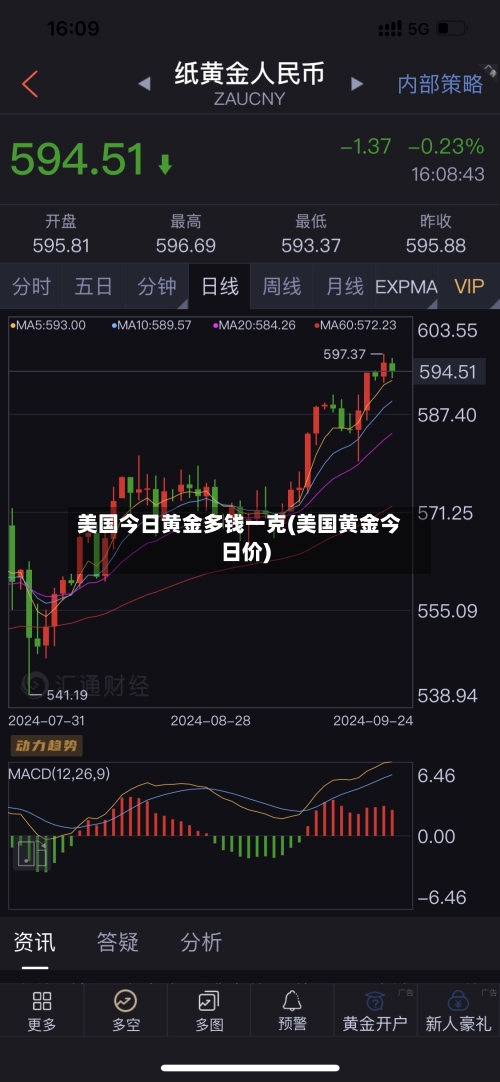 美国今日黄金多钱一克(美国黄金今日价)-第3张图片