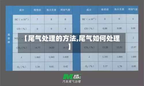 【尾气处理的方法,尾气如何处理】