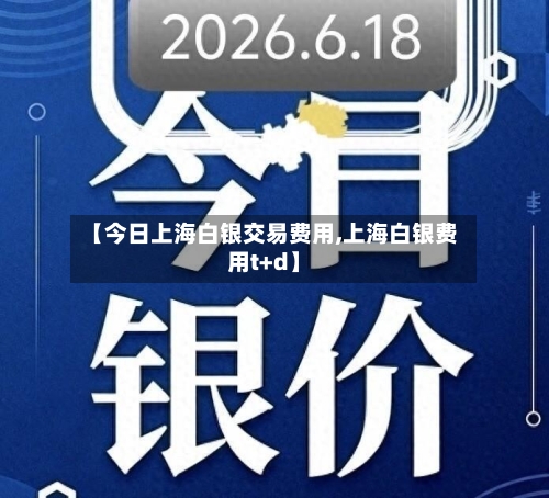 【今日上海白银交易费用,上海白银费用t+d】-第3张图片