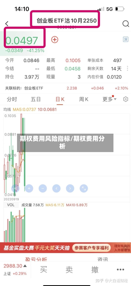 期权费用风险指标/期权费用分析