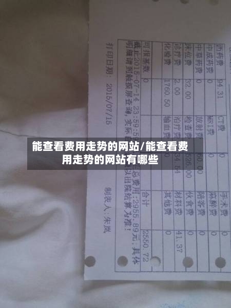 能查看费用走势的网站/能查看费用走势的网站有哪些