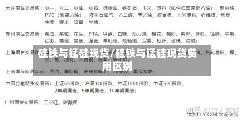 硅铁与锰硅现货/硅铁与锰硅现货费用区别
