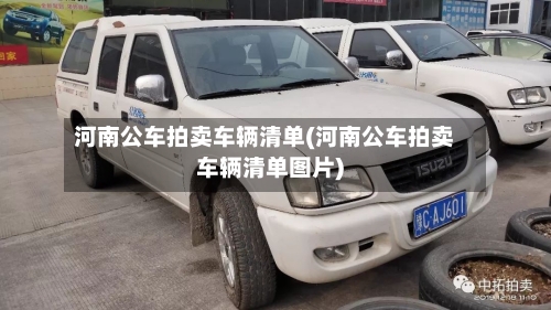 河南公车拍卖车辆清单(河南公车拍卖车辆清单图片)-第3张图片