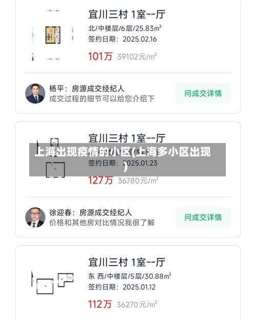 上海出现疫情的小区(上海多小区出现)