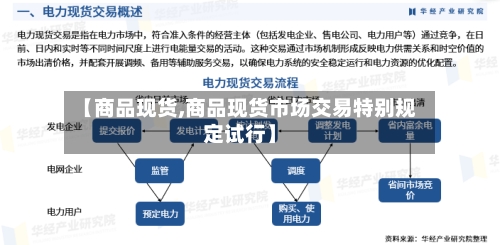 【商品现货,商品现货市场交易特别规定试行】-第3张图片