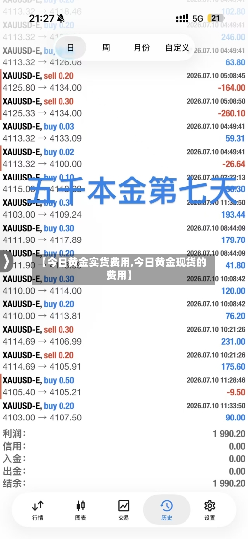 【今日黄金实货费用,今日黄金现货的费用】