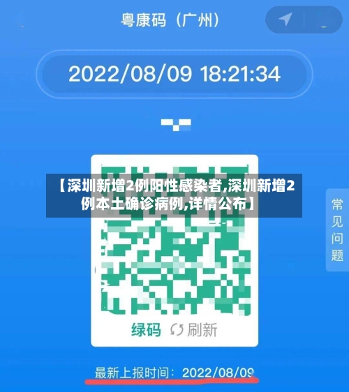 【深圳新增2例阳性感染者,深圳新增2例本土确诊病例,详情公布】-第2张图片