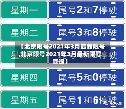 【北京限号2021年3月最新限号,北京限号2021年3月最新限号查询】