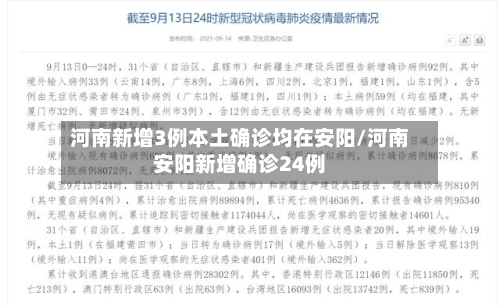 河南新增3例本土确诊均在安阳/河南安阳新增确诊24例-第3张图片